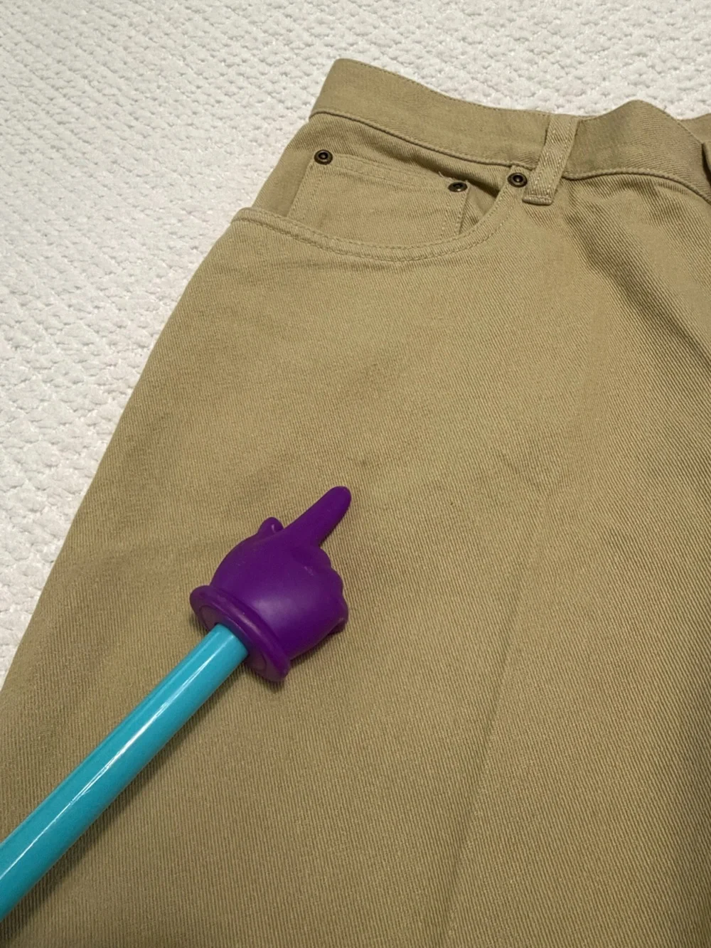 L.L. Bean Khaki Cropped Straight Leg Pants Vintage Women’s Size 14 REG